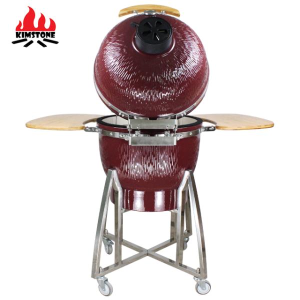 21 Inches KIMSTONE Outdoor Lifestyle Tandoori Kamado Ceramic Charcoal Grill