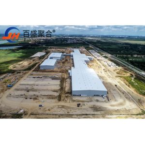 Steel Structure Workshop Customized Shed with Long Span Roof Beam and Galvanized