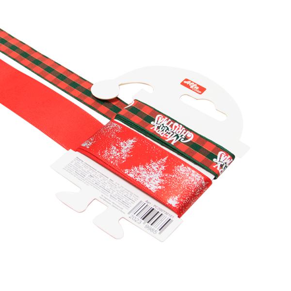 ribbon 1 yard Luxury Christmas Ribbon Gift Ribbon set custom for gift packing birthday merry Christmas