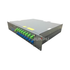 Network FTTH Wdm Edfa Combiner , 8 Ports Catv Amplifier 19dbm With SNMP