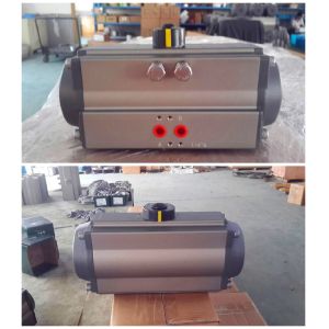 air torque rack and pinion quarter-turn spring return pneumatic rotary actuators