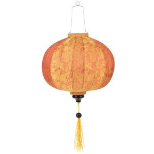 Quality Orange Round Silk Lanterns for sale