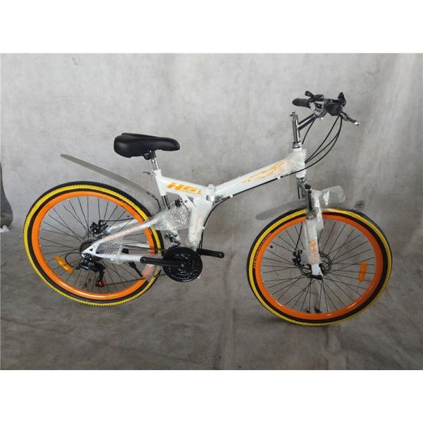 1.8m Full Suspension Folding Frame Adult Mountain Bike with Gross Weight of 17kg