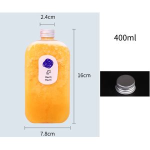 Reusable Plastic Beverage Soft Drinks Pet Bottles 400ml 350ml