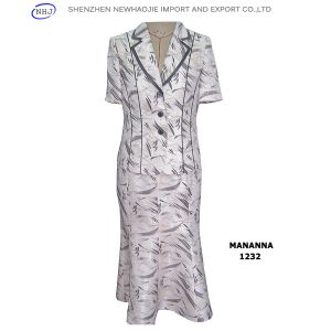 Quality lady two-piece suit pictures of long skirts for sale