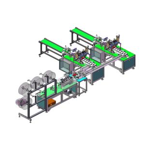 Pattern Welding Disposable Earloop Mask Producing Machine Automatic Civil Grade