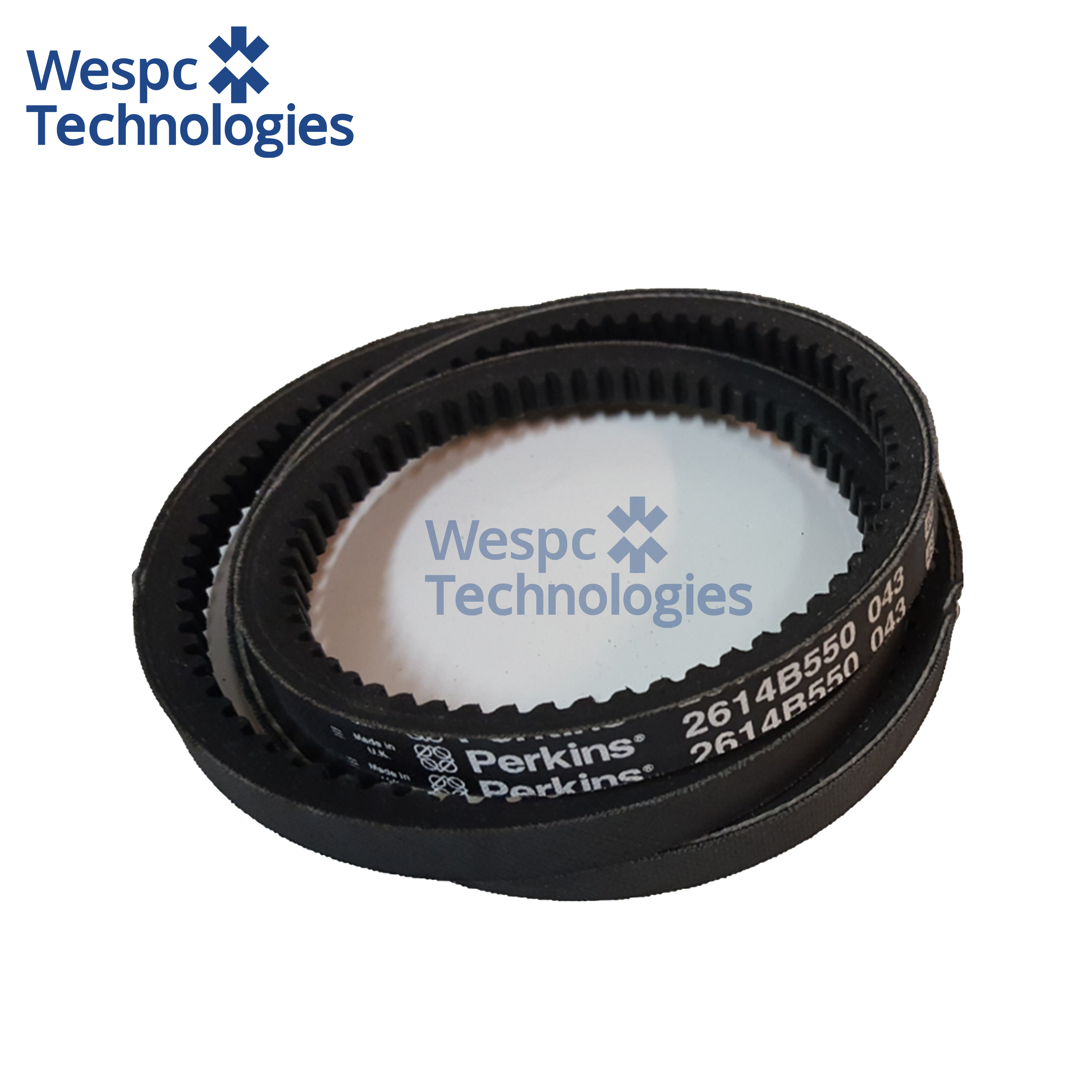 China WESPC Fan Belt 2614B650/2614B550 for Perkins Diesel Engines OEM Replacement on sale