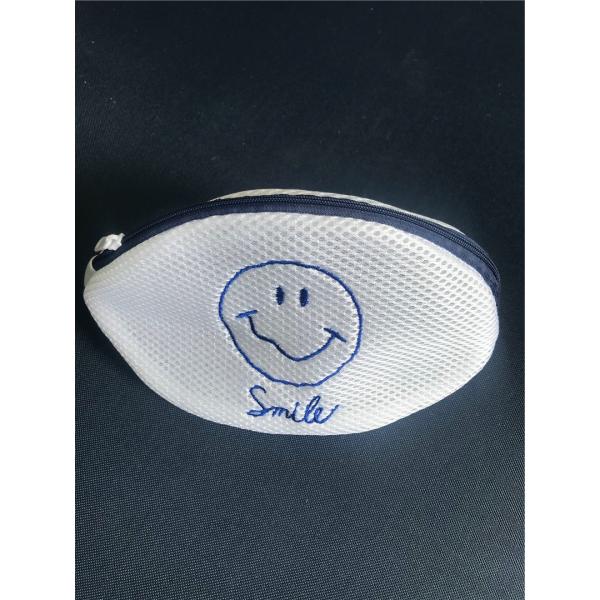 Quality underwear washing protection poly mesh bra laundry bag with zipper type