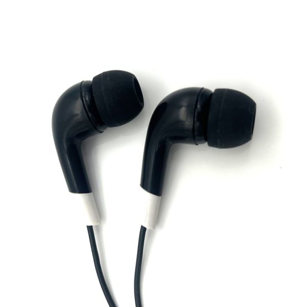 Custom Design Color Disposable Earbud 3.5mm Wired Earphone for Airline Bus Journey Essentials