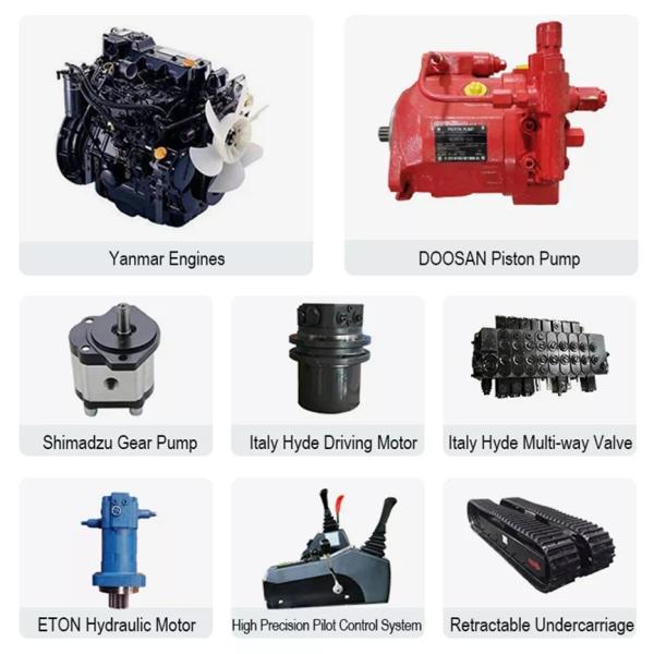 K5V212DPH Excavator Hydraulic Pump Left Right for Construction Machine Parts