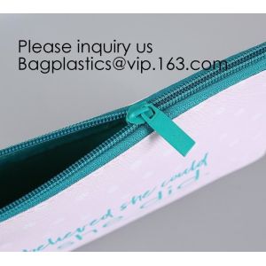 Necessary Black Pouch Canvas Print Makeup Cosmetic Bag,Personalized Custom