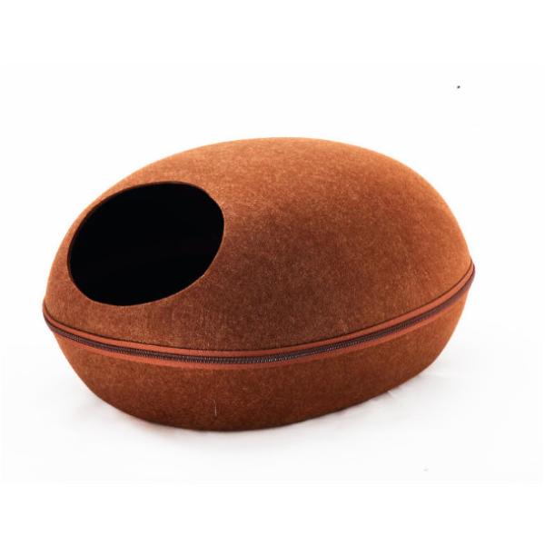 felt cave cat bed
