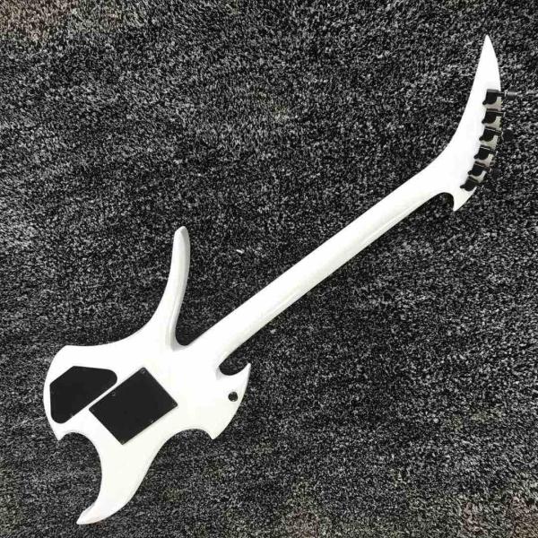 2020 New High Quality Floyd-Rose Irregular Shape Electric Guitar in White With Rosewood Fingerboard
