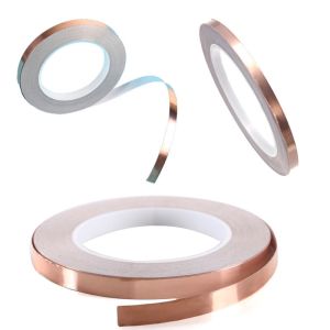 Flexible Heat Resistant Double Sided Copper Tape With Strong Adhesion