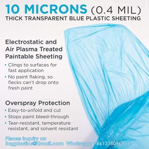 Overspray Protective Sheeting With 233+ Masking Tape (36 Mm), Translucent,