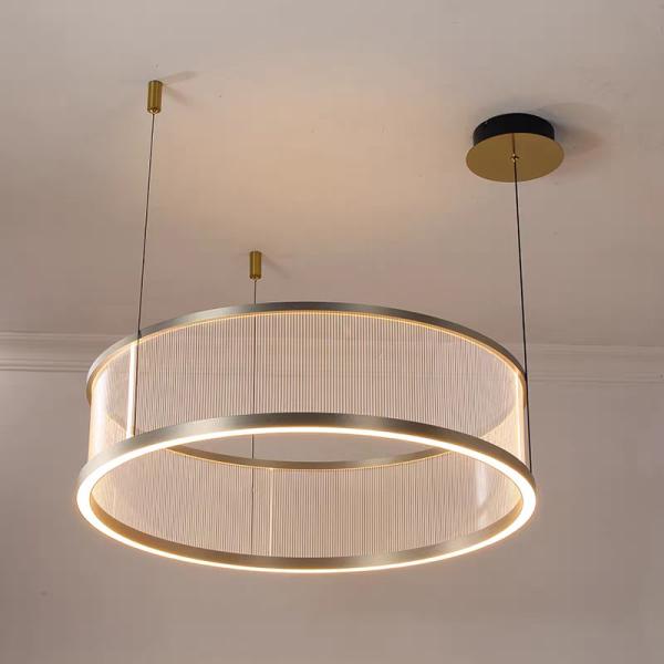 Italian minimalist living room main light modern simple hall light designer 2024 new restaurant light bedroom room light