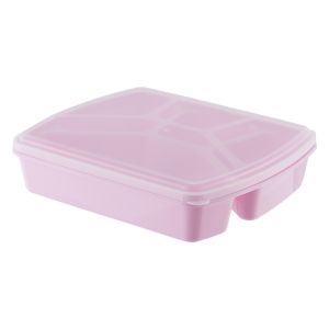 1280ml Reusable Bento Lunch Box 4 Compartments