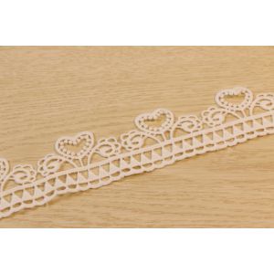 Multiusage Guipure Lace Trims , Nonelastic Embroidered Trim Ribbon