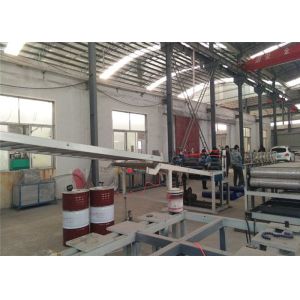Plastic PVC WPC Foam Board Machine With Twin Screw Extruder 55 kw