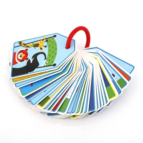 Child Memory Scrapbook Photo Album Playing Flash Card Educational Toy Cards