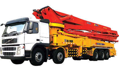 Buy 94m/H 279kw Truck Mounted Concrete Pump Road Construction Machinery at wholesale prices