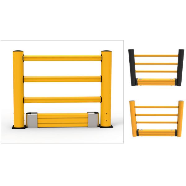 Polymer Ground Safety Barrier Warehouse Safety Barrier Traffic Guardrails