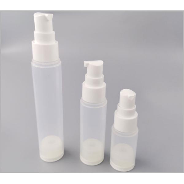 Lotion Pump Pressure 15ml Airless Dispenser Bottles Empty Screen Printing