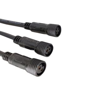 Outdoor LED 500mm IP67 M15 Female And Male Cable