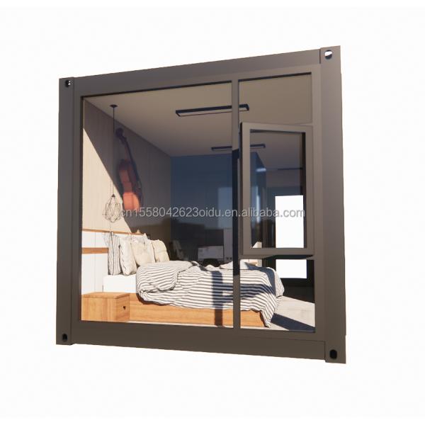 Easy Assemble Luxury Living Container House with Galvanized Steel Square Tubes Main Structure