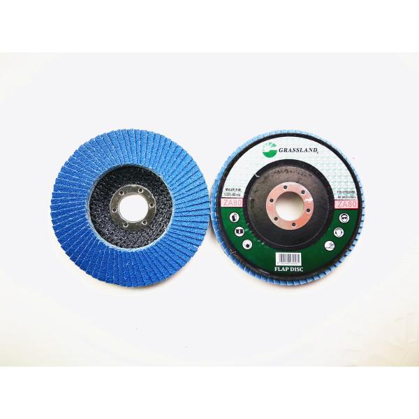 Buy Zirconia VSM Grain P80 Grit 125mm Blue Flap Disc Wheel at wholesale prices