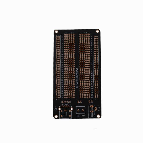 1.5mm OPS Black Universal Prototype PCB Board 105 * 55mm Short Circuit