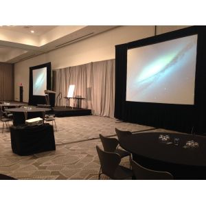 Professional fast fold screen Portable Front/Rear Projection for AV Rental /