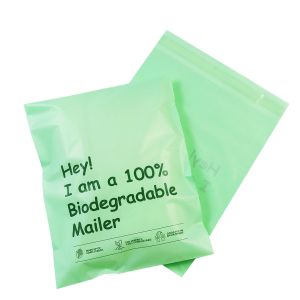 100% Biodegradable Courier Bags PLA PBAT Plant Starch Clothing Mailing Packaging