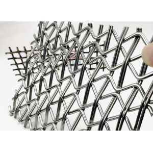 Springs Rods Connection Woven Mesh Technic Architectural Wire Mesh Irregular