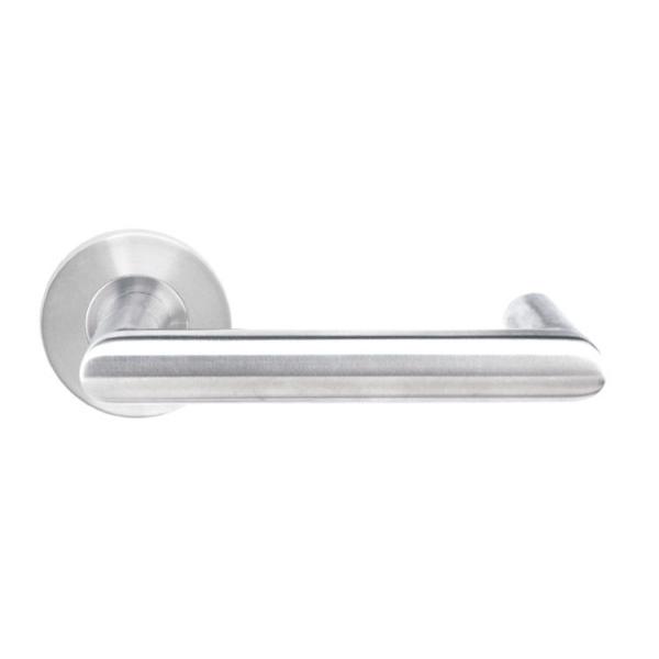 Popular SS door handle lever for commercial entry door handle