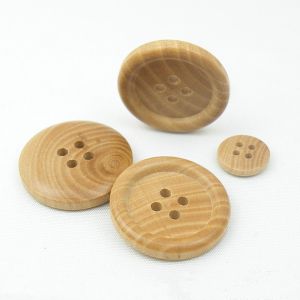 natural fashion wood button for big winter coat shirt,round colorful 2hole