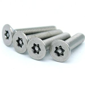 Flat Head Anti Theft Stainless Steel Tamper Resistant Screws