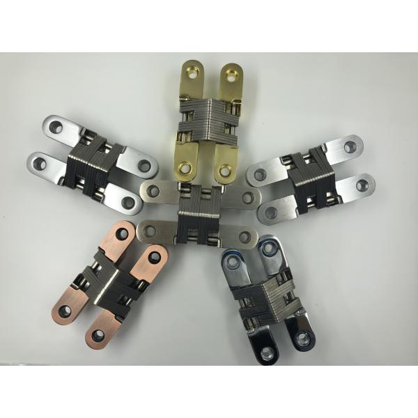 Casting Zinc Alloy Silent Heavy Duty Hidden Hinges For Light Interior Wooden Door