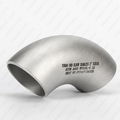Polishing DN6-DN1000 Stainless Steel Elbow Butt Welded Pipe Fitttings 90 Degree