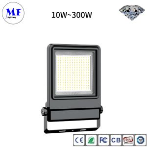 Quality IP66 10-300W Adjustable Aluminum High Power LED Flood Light For With Isolated Waterproo Outdoor Spaces Sports Facilities for sale