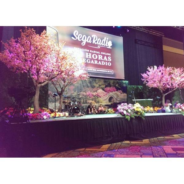 Rental Led Video Curtain Wall Stage Led Screen AC110-220V MBI5124