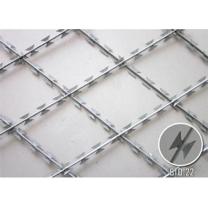 Quality BTO&amp;CBT Anti-rust Galvanized Concertina Razor Wire/Razor Barbed Wire/Razor Wire for sale