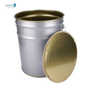 Empty 25 Litre Paint Bucket White Welding Coating Protection