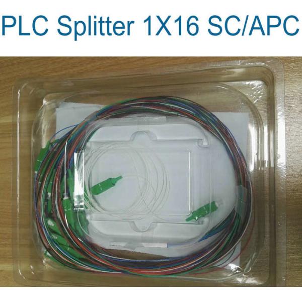 CATV 0.9mm Fiber Optic PLC Splitter With LC ST FC Connector