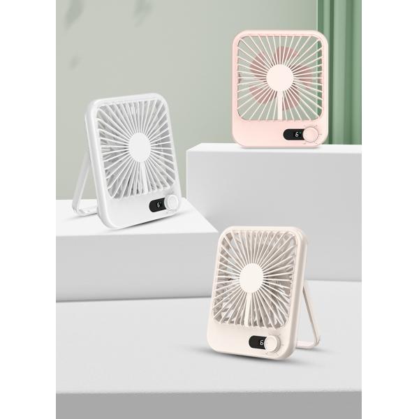 Portable Mini Cooling Fan for Office Home Rechargeable Small Foldable Personal Table