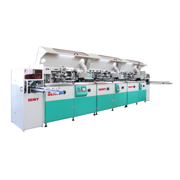 Buy Automatic Linear Screen Printing Machine for Plastic Bottles with Plasma Surface Treatment and Labeling Function at wholesale prices