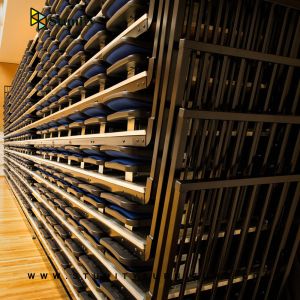 Multifunction Anti Aging Retractable Bleacher Seating System