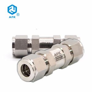 6000psi Instrument Check Valve AFK Ferrule Stainless Steel BSPT NPT