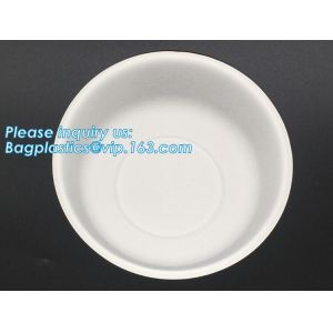 Sugarcane Bagasse Disposable Salad Bowl,biodegradable compostable sugarcane