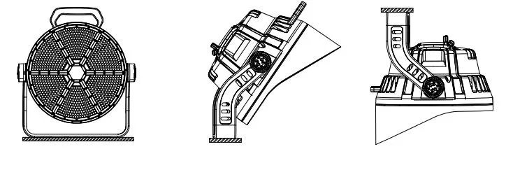 Factory Price 400W/500W IP66 150lm/W DC42V Sports Stadiums Football Basketball Sport Field Court Projector High Mast Light